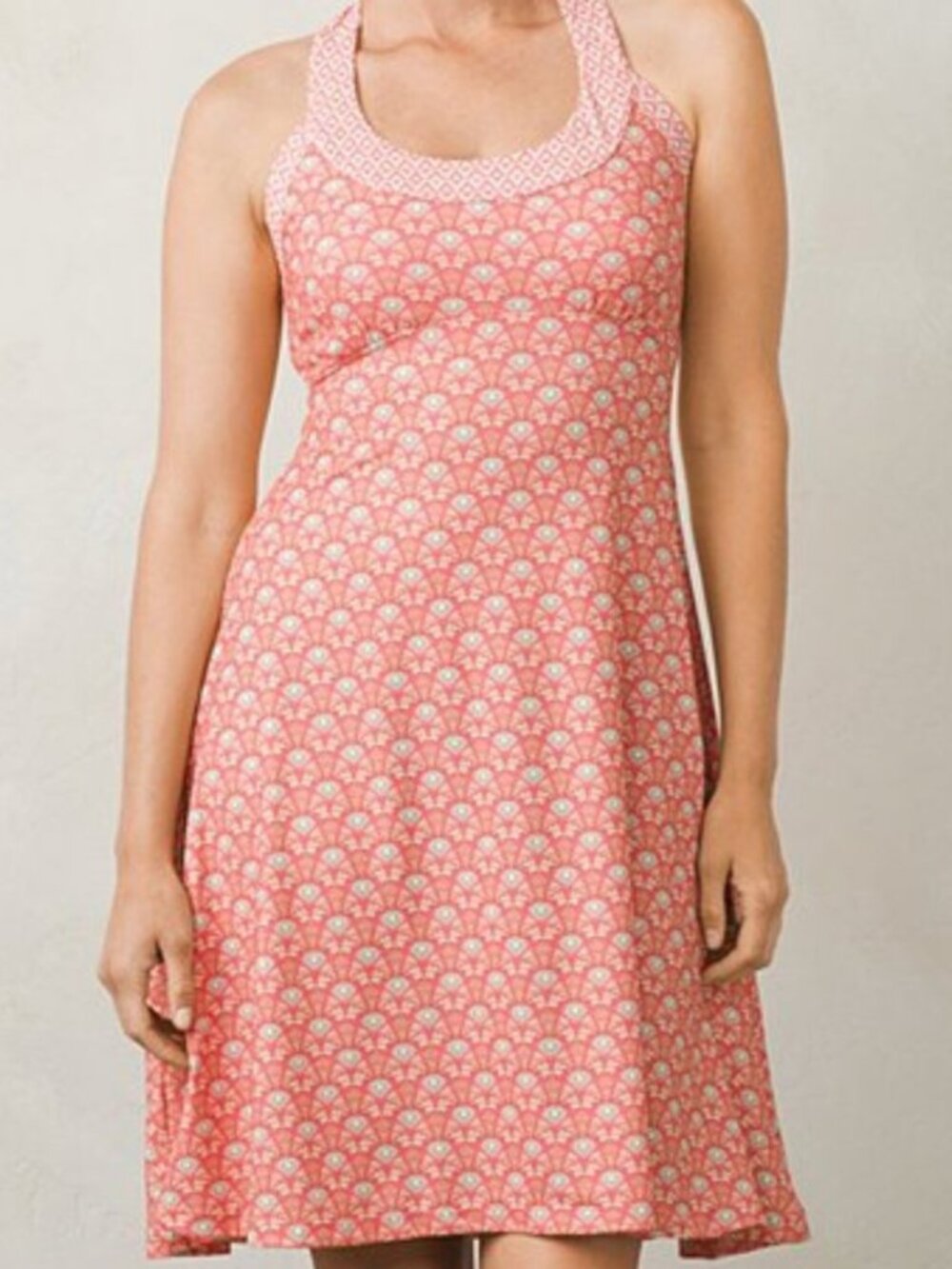 PRANA Women's EUC Cali Dress in "Summer Peach‎ Botanica" | Size Small